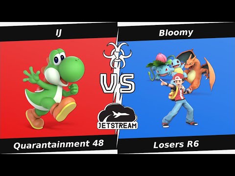 Quarantainment 48 Losers R6 - IJ (Yoshi) Vs. Bloomy (PKM Trainer) Smash Ultimate - SSBU