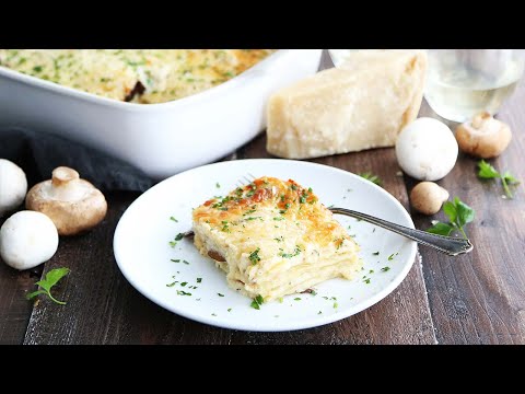 Creamy Wild Mushroom Lasagna