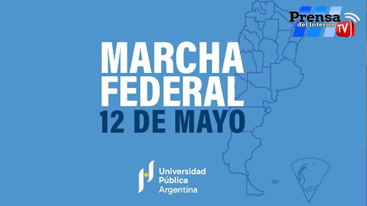Marcha Universitaria EN VIVO: Reclamo por presupuesto y educación pública