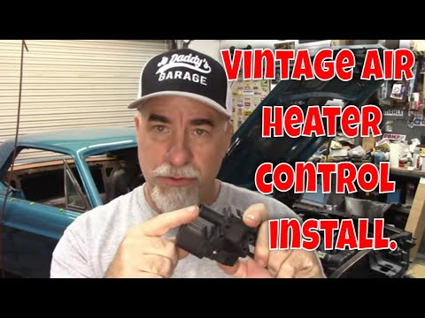 Vintage air heater control in a classic mustang. Solving the hose dilemma. Jade part 78.