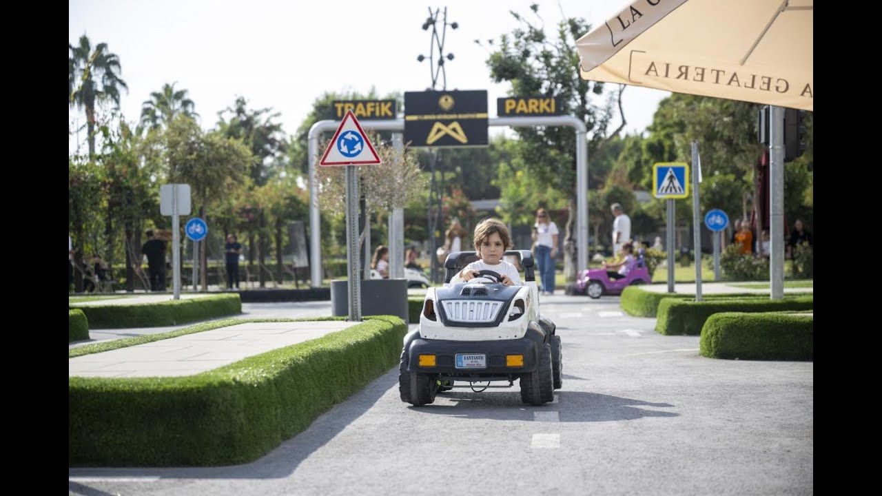 BÜYÜKŞEHİR TRAFİK PARK ARA TATİL DOLAYISIYLA ÇOCUKLARLA DOLDU TAŞTI
