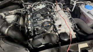 Audi Q5 2.0T Rear Main Seal Oil Leak Troubleshooting (Smoke Testing)