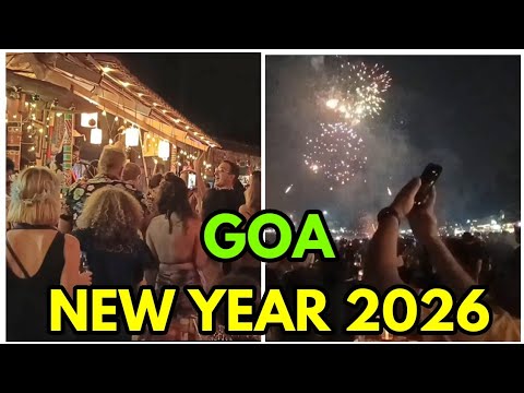 देखो Kaise मना Goa में Naye साल Ka जश्न | लाखों Ki भीड़ पहुंची PALOLEM | Goa New Year 2026Luxourius 