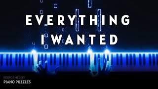 Everything I Wanted (Piano Version) song artwork