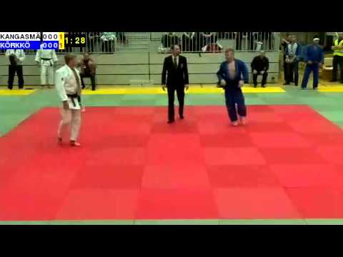Judo U21 SM 2014: M21-66: KANGASMÄKI - KÖRKKÖ