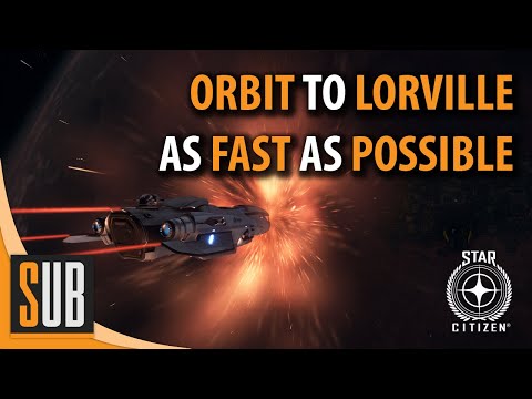 Hurston orbit to Lorville As Fast As Possible