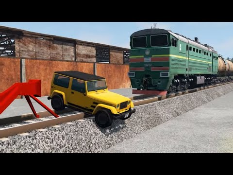 BeamNG.Drive — Trains vs End Stop