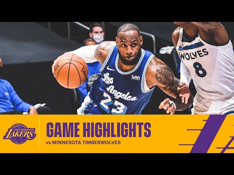 HIGHLIGHTS | LeBron James (18 pts, 9 reb, 5 ast) vs Minnesota Timberwolves