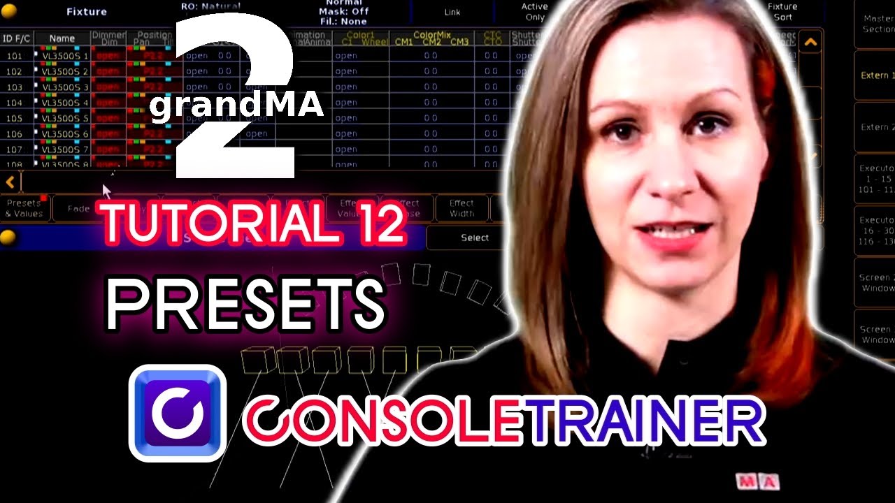 grandMA2 Tutorial 12: Presets