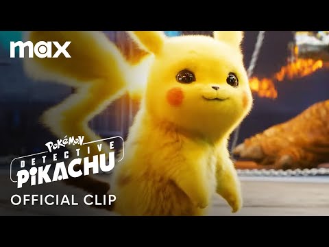 Pikachu Battles Charizard  | Pokémon Detective Pikachu | Max