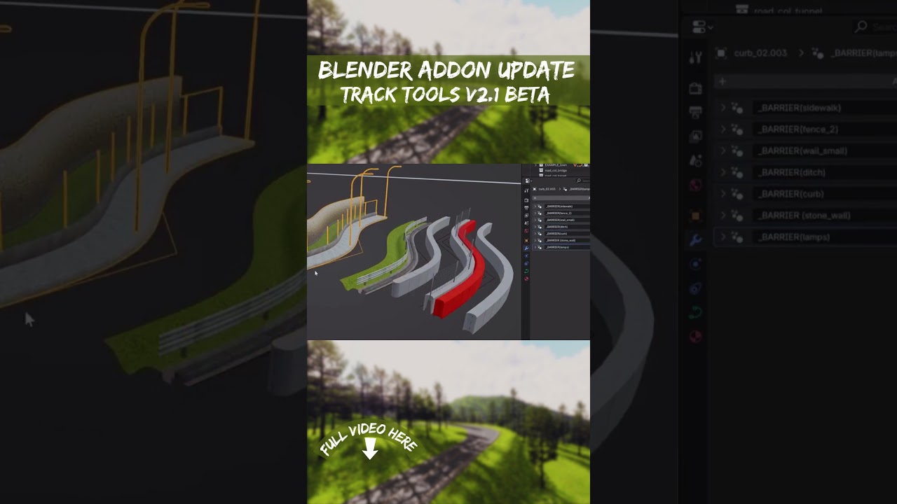 How to Make Roads & Tracks FAST in Blender