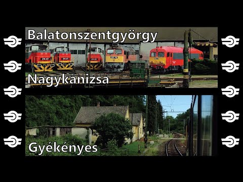 Vonatozás: Balatonszentgyörgy, Nagykanizsa, Gyékényes (2022.06.02)