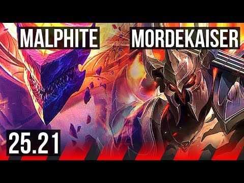 MALPHITE vs MORDEKAISER (TOP) | 6/1/6 | KR Master | 25.21