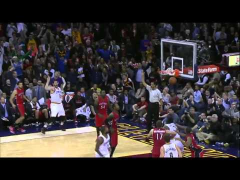 Kevin Love Ties it Late With a Triple   Raptors vs Cavaliers   December 9, 2014   NBA 2014 15 Season