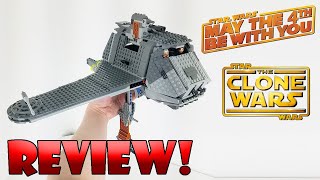 YouTube thumbnail: LEGO Star Wars Review: 7680 The Twilight (2008 Set) May The 4th Be With You!