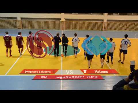 Symphony Solutions 2 - 2 Vakoms (League One 2016/2017, Group Stage Highlights)