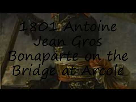 How to pronounce 1801 Antoine Jean Gros  Bonaparte on the Bridge at Arcole in French?