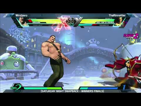 UMVC3: Windzero vs ThaRimrattler - Winners Finals - Saturday Night Snapback 6.4