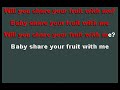Rafter - Fruit [karaoke]