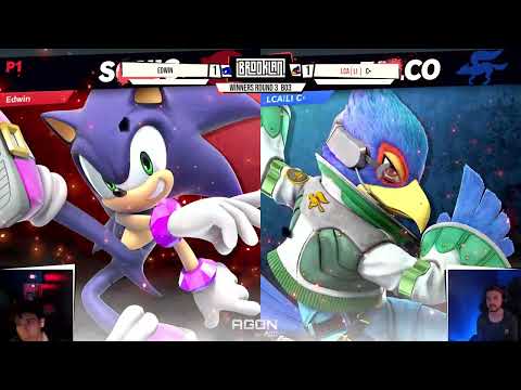 BrookLAN Brawls 49 - LCA | LI C• (Falco) v. Edwin (Sonic) - Winners Round 3