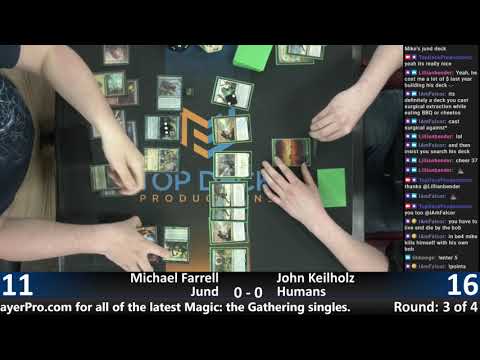 Tuesday Night Modern (5/7/19) - Michael Farrell (Jund) vs. John Keilholz (Humans)