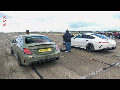 850HP Asphalt Performance Mercedes-AMG C63 vs 850HP PP Performance Mercedes-AMG GT63 S