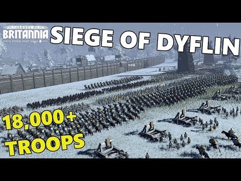 Epic 3 v 4 Siege! 18,000 Man Siege Of Dyflin - Thrones Of Britannia