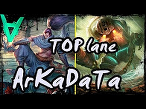ArKaDaTa | Yasuo Top vs Nautilus | Patch 7.1 Gameplay