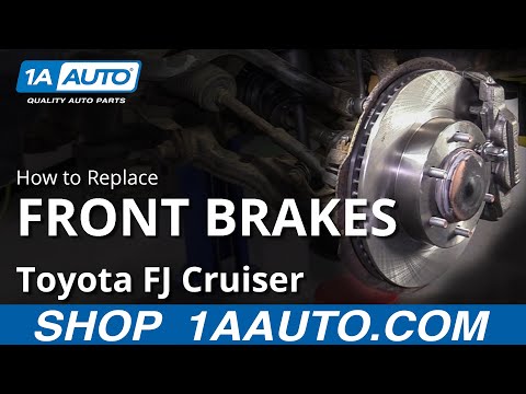 How to Replace Front Brakes 07-14 Toyota FJ Cruiser
