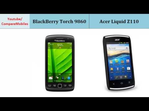 BlackBerry Torch 9860 comp. Acer Liquid Z110, Quick Comparison