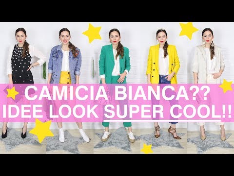 Come indossare una camicia bianca? IDEE super alla MODA!