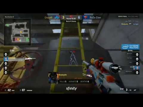 Rain 3k on retake - Cloud9 vs Faze - IEM Oakland 2017