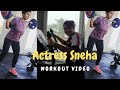 Actress Sneha Workout Video Minibytes