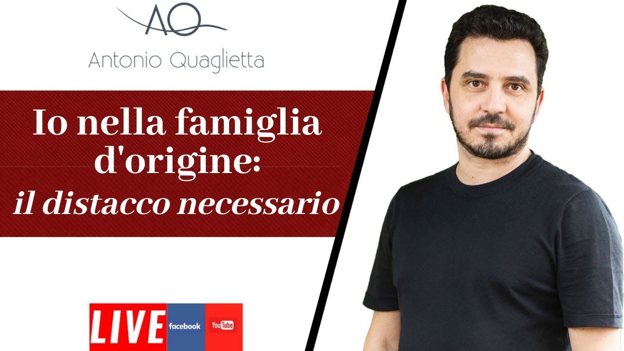 IO, nella famiglia d'origine: il distacco necessario.