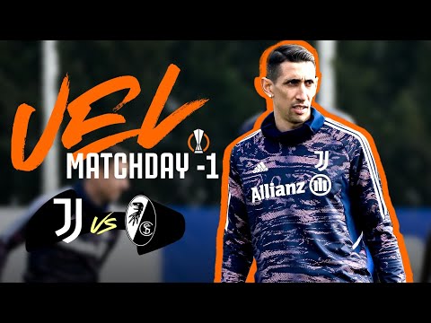 Training session ahead Europa League clash vs Freiburg | Juventus