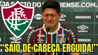 URGENTE! POR ESSA NINGUÉM ESPERAVA! GERMAN CANO ACABA DE PEDIR PARA DEIXAR O FLUMINENSE!