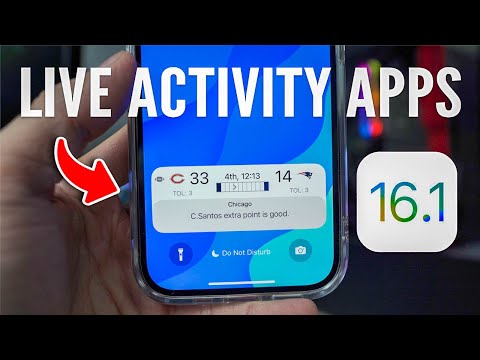 The BEST iOS 16.1 Apps for LIVE ACTIVITY!