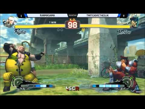 SSF4AE Ranmasama vs Twitch Victheslik - Socal Regionals 2014 Day 1