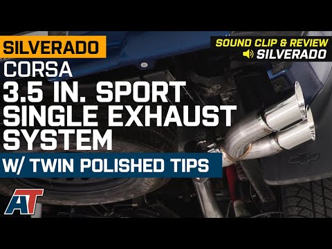 2014-2018 Silverado 1500 6.2L Corsa 3.5 in. Sport Exhaust System w/ Polished Tips Review & Install