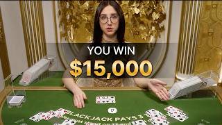 TURNING $3,500 into $15,000 — Blackjack Salon Privé