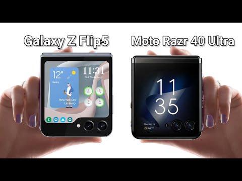 Galaxy Z Flip5 vs Motorola Razr 40 Ultra :Tipped to Feature Bigger Outer Display