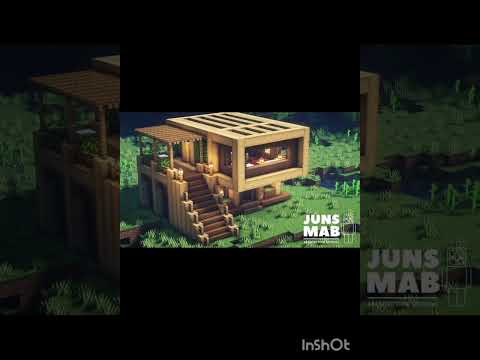 Lucky Smash - Minecraft Wooden House 🏡 Pt-2 #shorts #minecraft