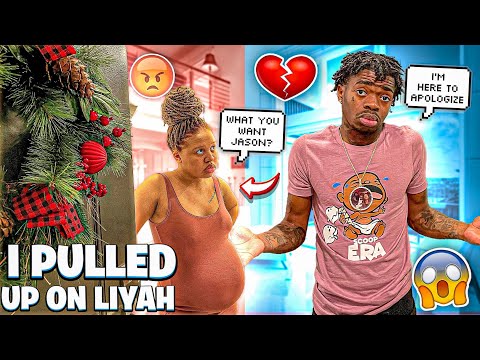 I PULLED  UP ON LIYAH  😞💔 * she kicked me out her house *