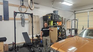 Moving Stuff Around in the Garage #garage gym #roguefitness