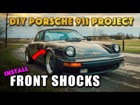 Aircooled Porsche 911 DIY How To Change Front Shocks Quick & Easy Upgrade