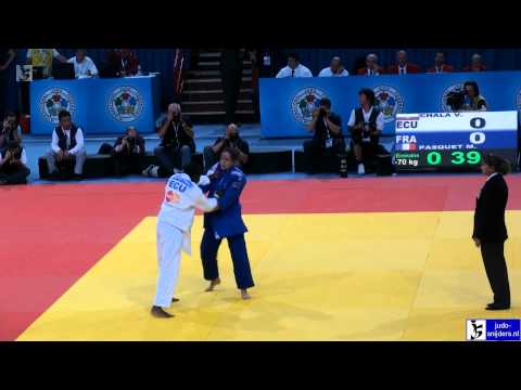 Judo 2011 World Championships Paris: Chala (ECU) - Pasquet (FRA) [-70kg]