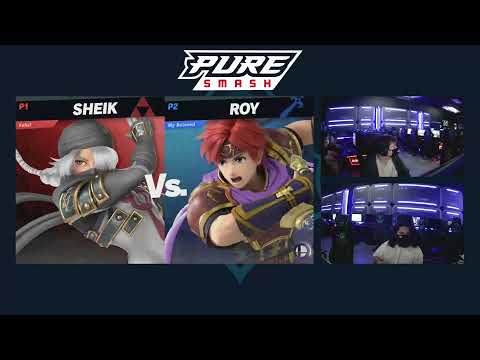 PURE Smash #25 Losers Semis - Felix (Sheik/Marth) vs. CM|Stroder Ame (Sora/Roy)