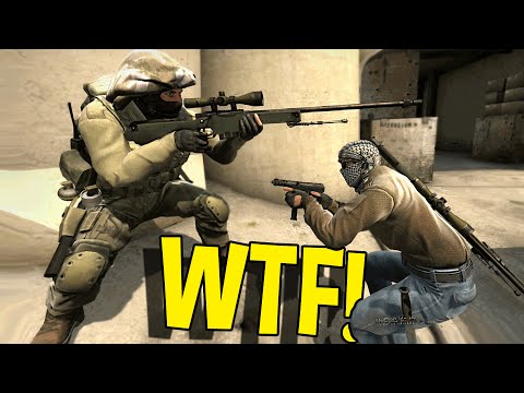 CS:GO FUNNY MOMENTS - WTF DUMBEST SNIPER EVER, KNIFE TROLLING & MORE