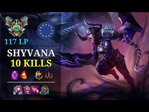 Shyvana Top vs Jax - 10 kills - Rice Pudding EUW Master (117 LP) Patch 11.3