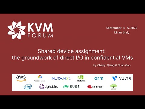 Shared device assignment: the groundwork of direct I/O in confidential VMs